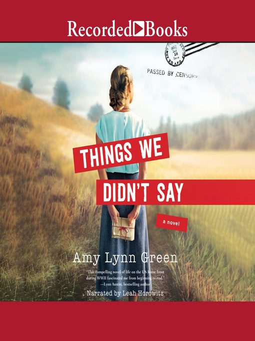 Title details for Things We Didn't Say by Amy Lynn Green - Wait list